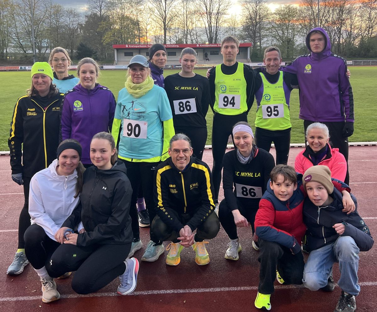 Halbstunden-Paarlauf des TV Erkelenz 1860 im Willy-Stein-Stadion
