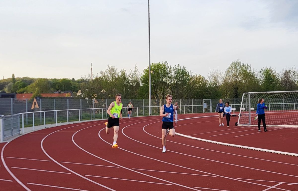 Krumme Strecken am alten Schacht in Hückelhoven